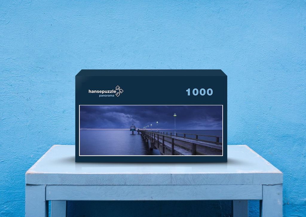 hansepuzzle 38372 - Meer Puzzle, 1050 Teile, Reisen, 60,0 x 46,0cm mit hochwertiger Aufbewahrung, Kartonbox und wiederverschließbarem Beutel