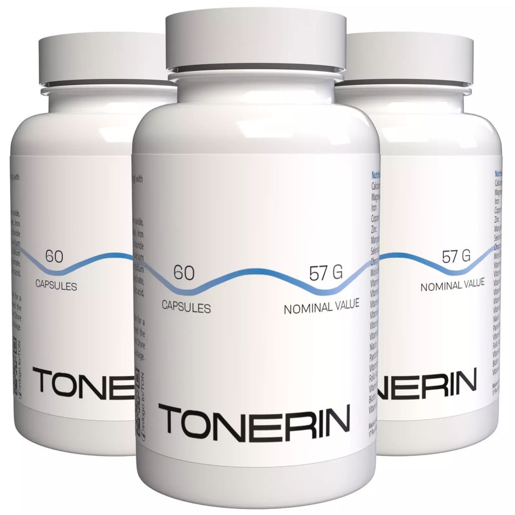TONERIN - 180 Kapsułek (3 x 60 Kapsułek) - 3 Dawki Zdjęcie produktu 