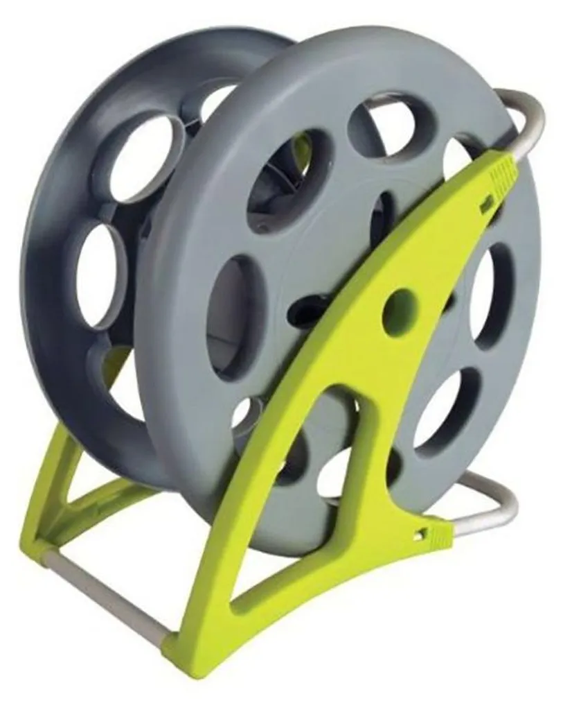 Dévidoir Geos Kokido K836CBX/GRN robuste pour tuyau spiralé de bassin
