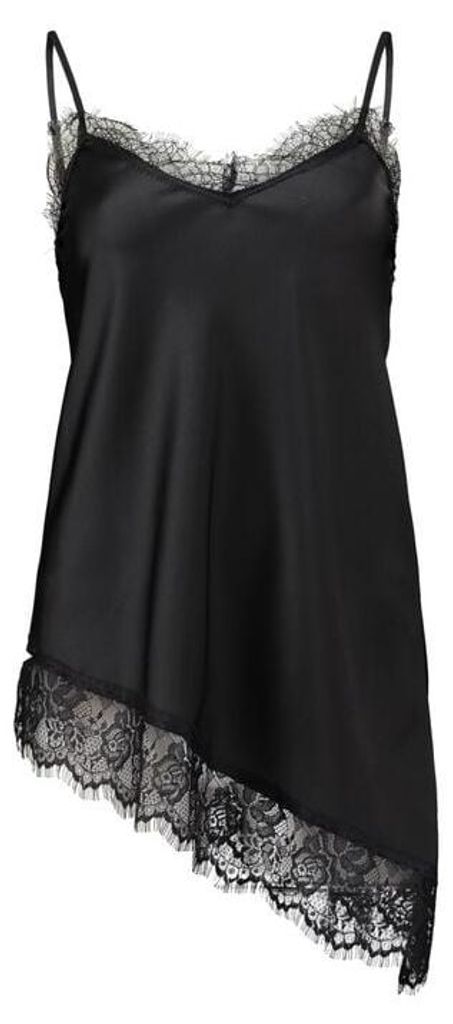 Hailys Top Damen SL P TP Ol44ara schwarz Basics, Streetwear 100% Polyester S