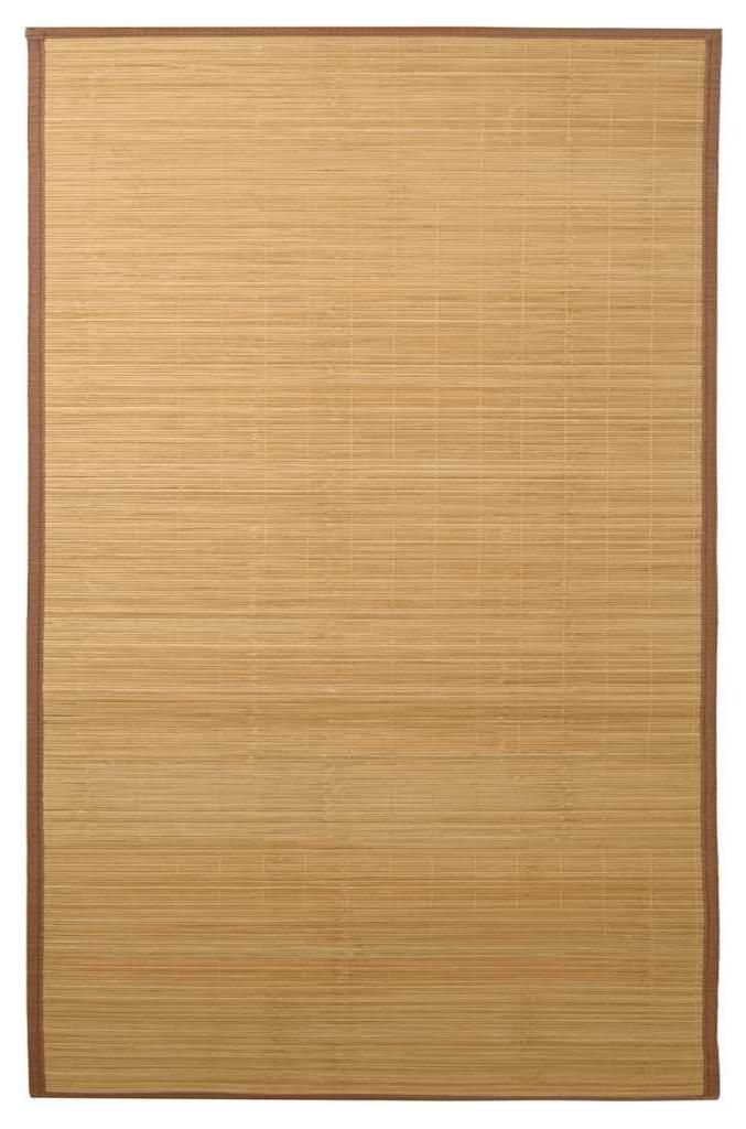 vidaXL Tapis Bambou 100 x 160 cm Marron Image du produit 