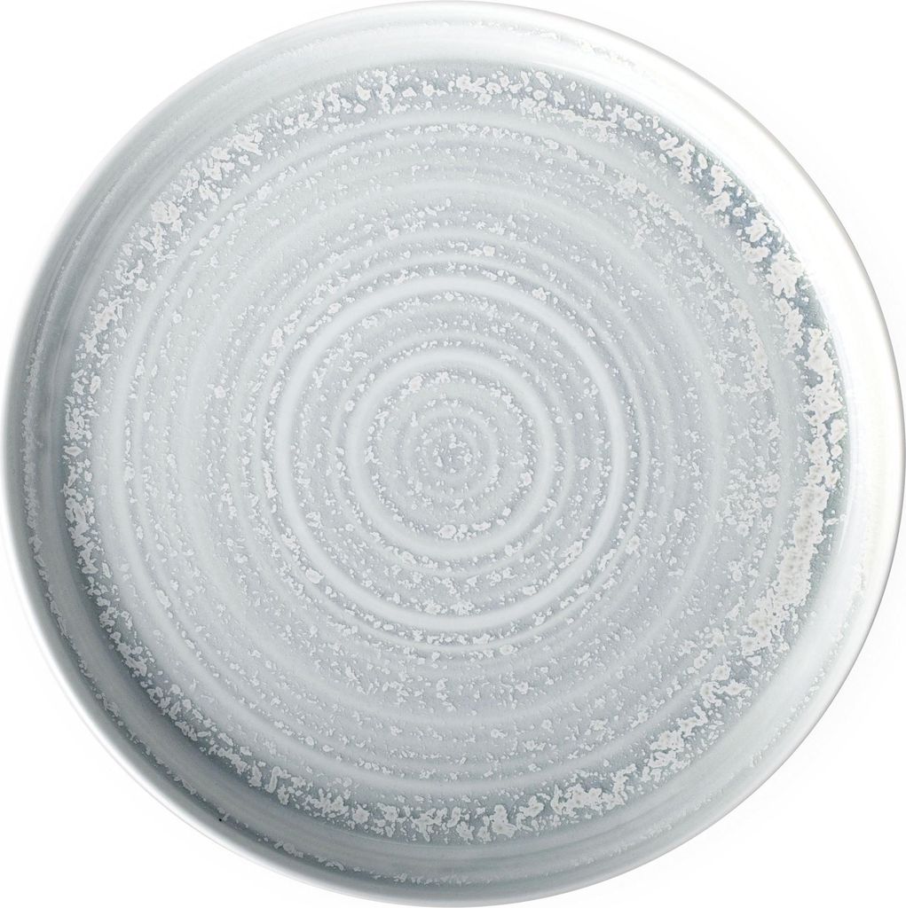 VERLO RUSTIC REBORN Speiseteller 27 cm – Flacher Teller in Perlfarbe, Elegantes Modernes Design, Hochwertige Keramik, Ideal für Hauptgerichte, S...