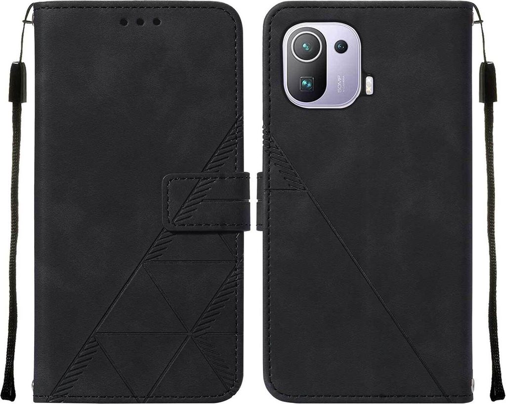 Xiaomi Mi 11 Pro Hülle, Schlank Prägung Flip Leder Produktbild 