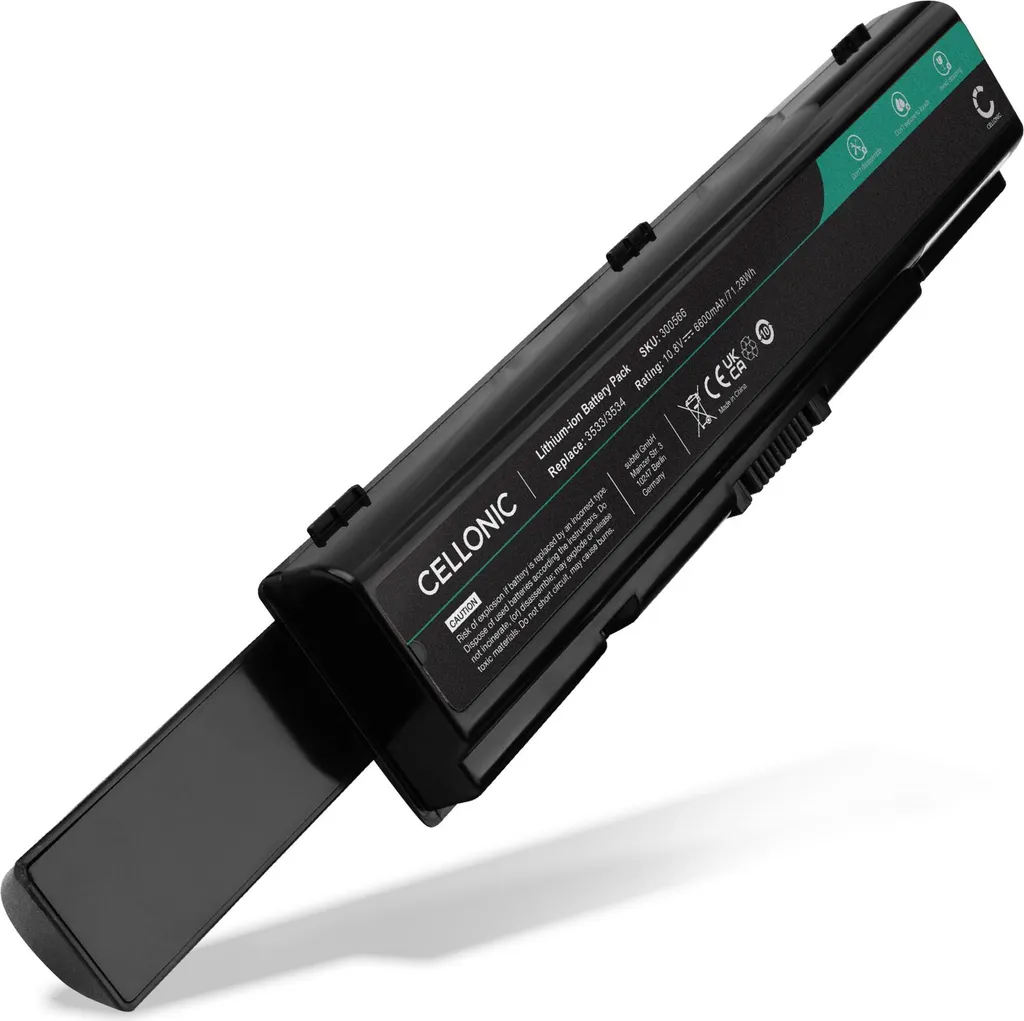 Batteria PA3534U Toshiba Satellite A200 L300 A300 - 6600mAh 9 Celle