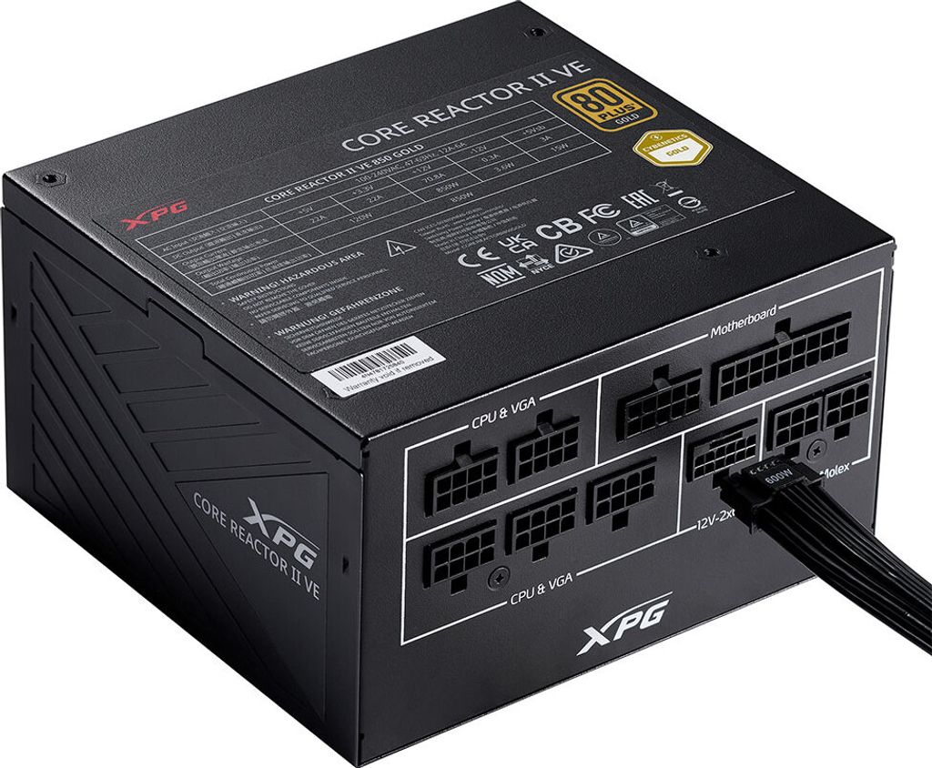 Xpg Core Reactor Ll Ve 650w 80 Plus Gold Modulares Netzteil Produktbild 1