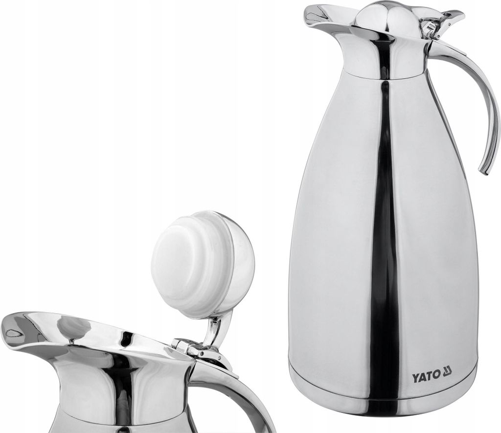 YATOGASTRO ELEGANT Edelstahl Isolierkanne Thermoskanne Easy Produktbild 