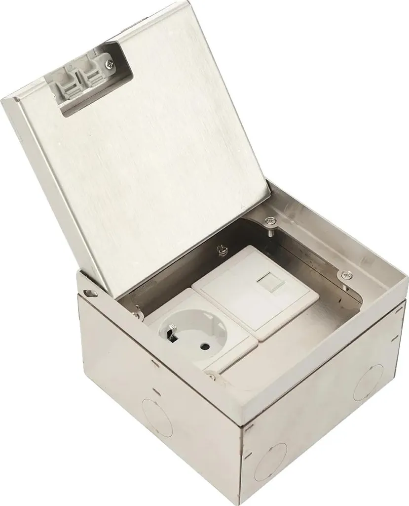 Presa Incasso Inox Impermeabile IP66 10A - Kit Montaggio Facile 2500W
