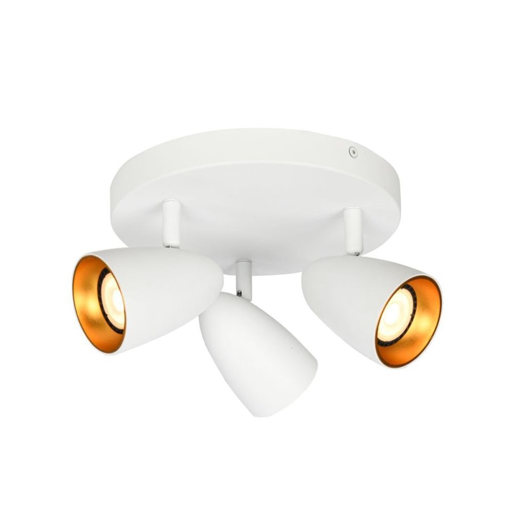 Lampe Reflektor Spot TINO SPL-36748-3R-WH-GD Italux