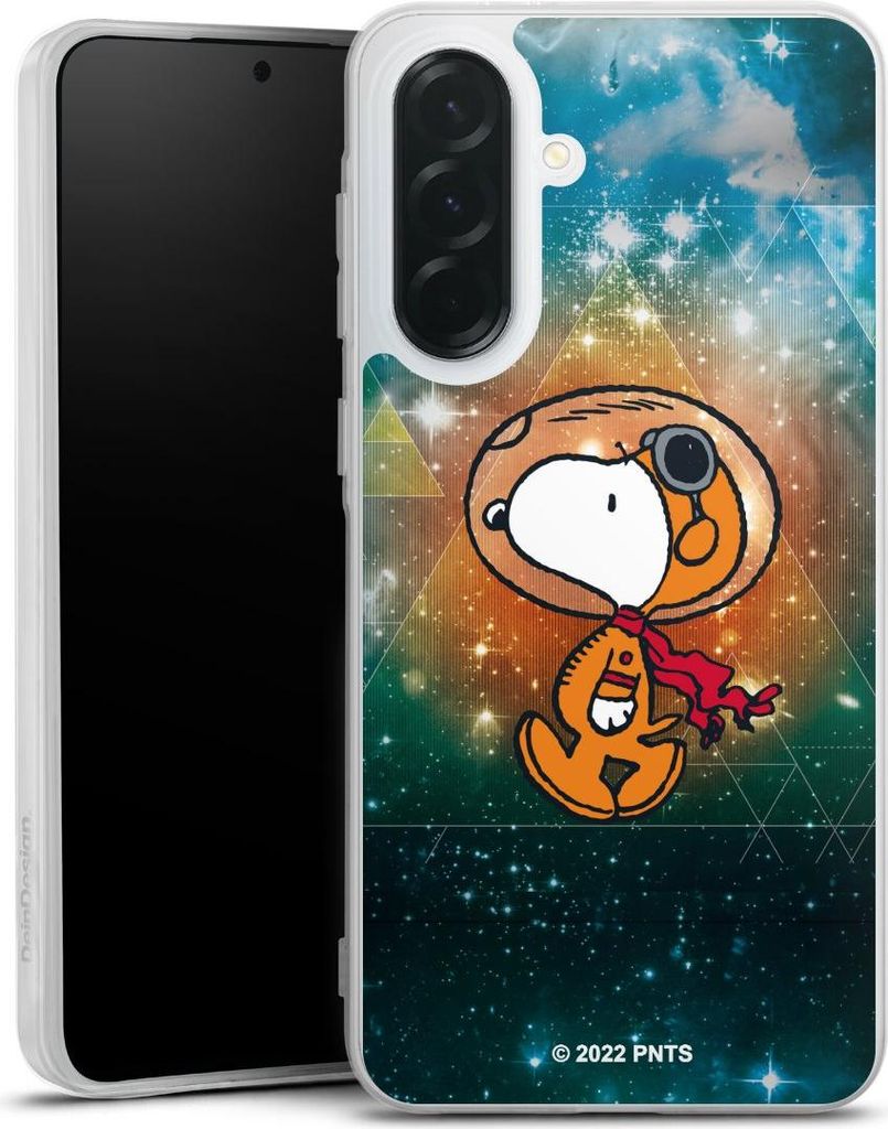DeinDesign Handyhülle für Samsung Galaxy A36 5G Silikon Hülle Case Smartphone Schutzhülle Astronaut Offizielles Lizenzprodukt Snoopy