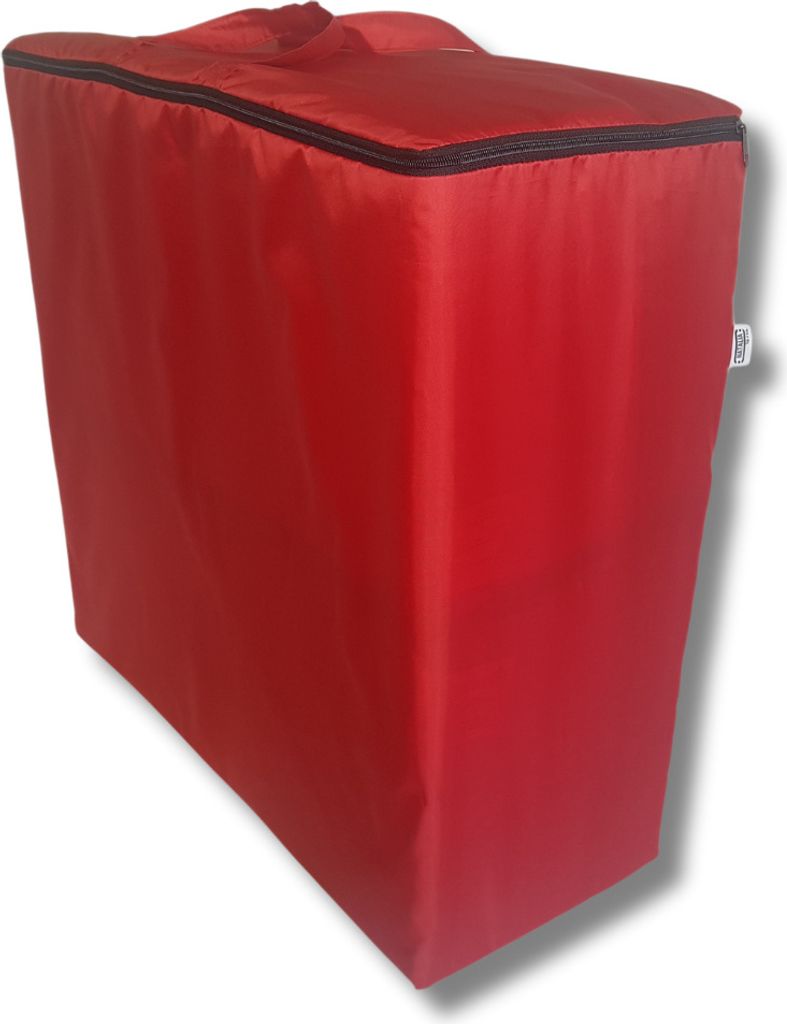Natalia Spzoo Aufbewahrungstasche aus Nylon für Klappmatratze 200x70x10 cm Rot