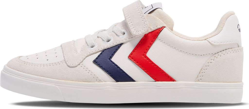 Hummel Slimmer stadil leather low jr - white, Größe:26