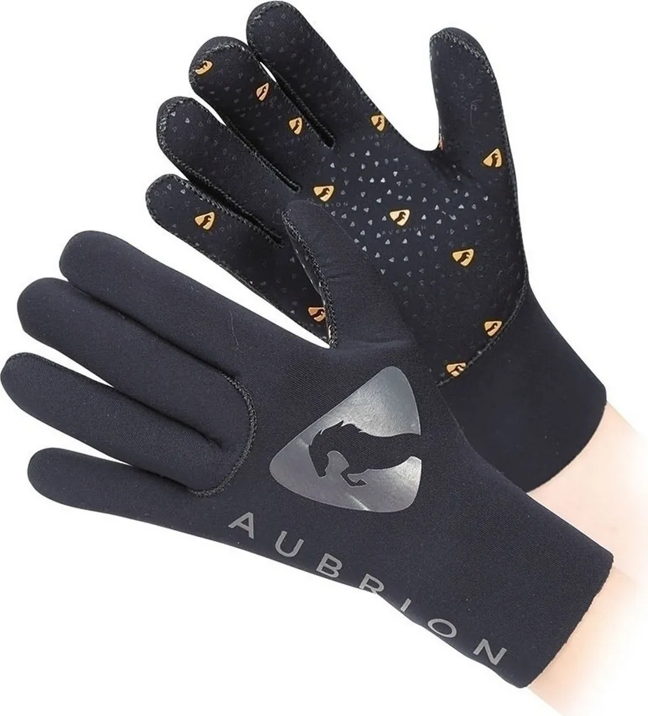 Gants Néoprène Aubrion ER333 Noir 2XS Haute Adhérence et Imperméables