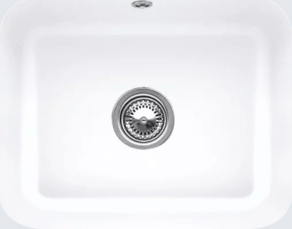 Villeroy & Boch Keramikspüle 670602RW, Cisterna 60C Unterbauspüle - inkl.