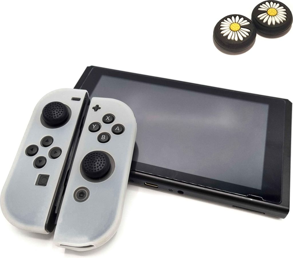 Thumbgrips - Hoesjes & Skins + Thumb Grips voor Nintendo Switch 1 - Performance Gaming Case - Soft Grip Covers - Anti-Slip Joy-Con Controller Acces...