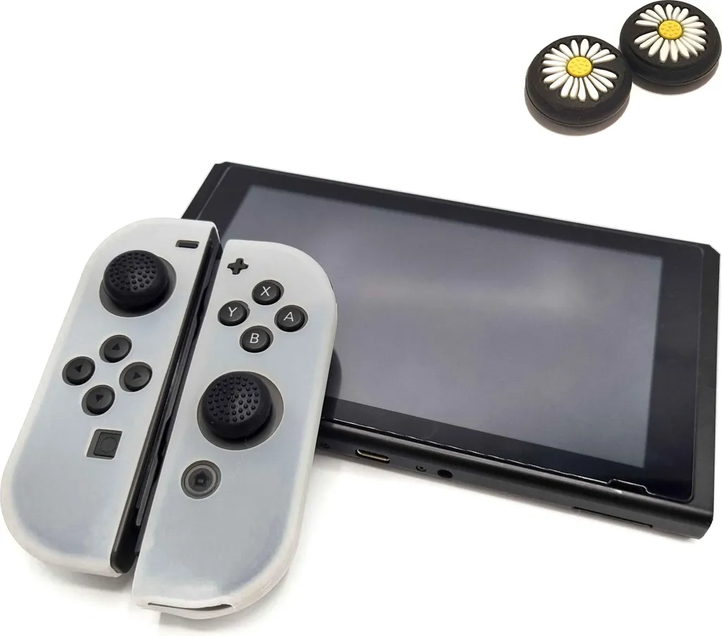 Recensione Accessori Switch - Thumb Grips Antiscivolo Nero/Trasparente