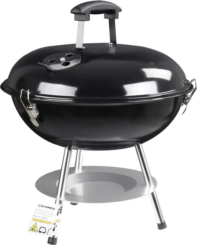 Petit barbecue sphérique en acier émaillé résistant à la chaleur 40cm