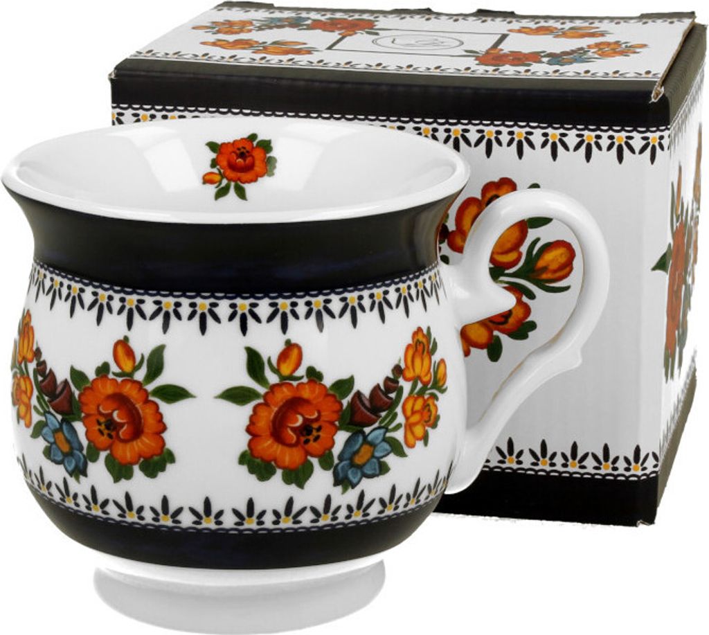 DUO ETNO 34363 Becher 500 ml INDIGO New Bone China Porzellan