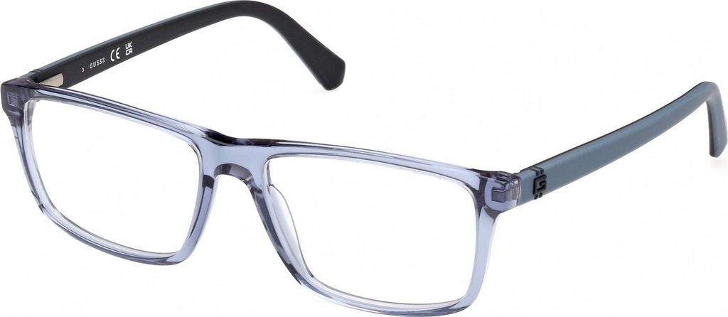 Guess GU50130 Shiny blue 57/16/145 Herren Brillen Produktbild 