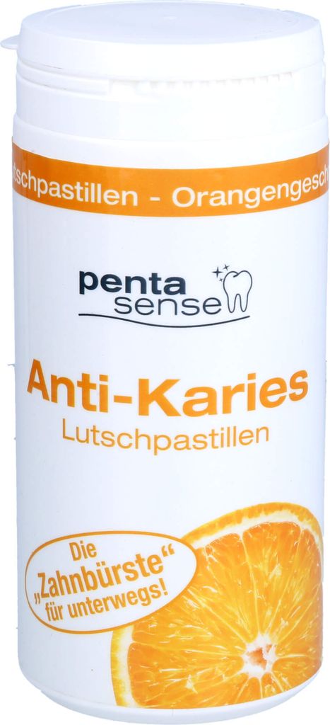 Penta-Sense Anti-Karies zuigtabletten. Sinaasjesmaak, 150 Productafbeelding 