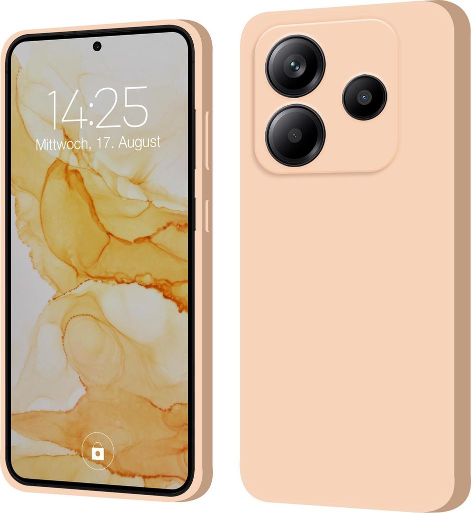 A product shot of a phone case and a phone.