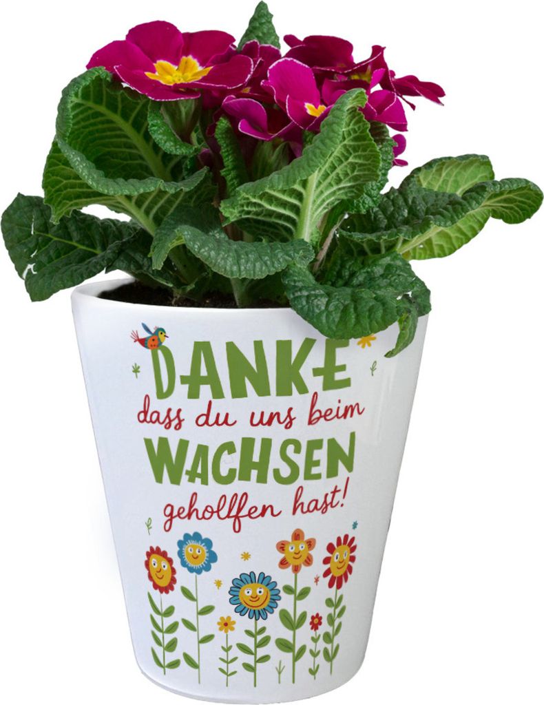 Blumentopf Danke Dass Du Uns Beim Wachsen Geholfen Hast