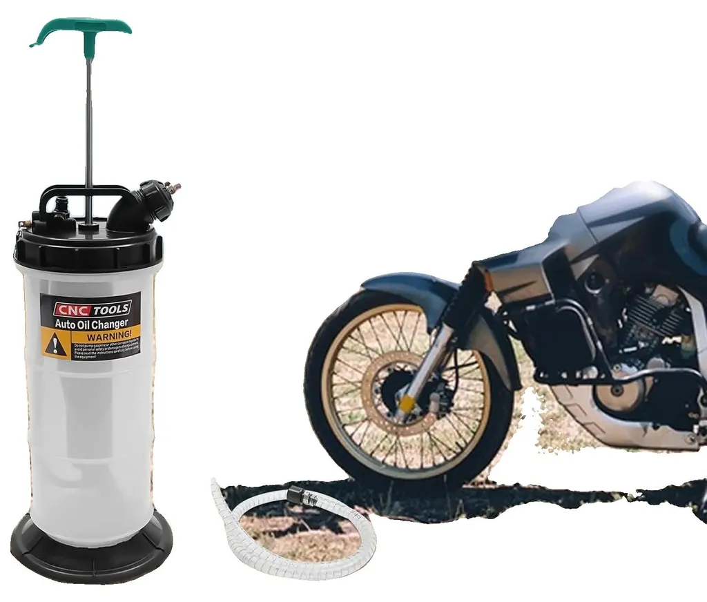Pompe d'aspiration manuelle en polypropylène 5,3L avec 4 sondes souples