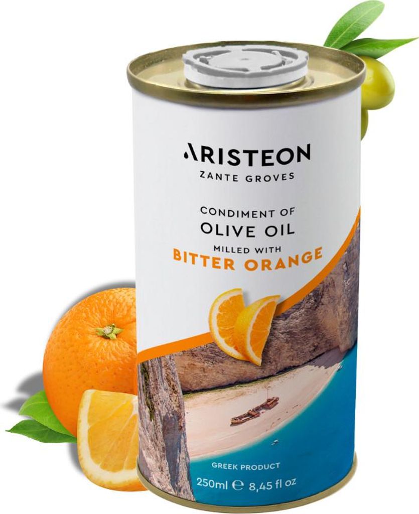 Huile d'olive à l'orange amère 250 ml ARISTEON Image du produit 