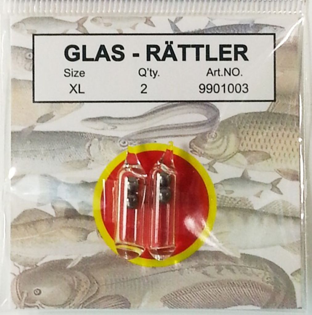 Glas Rättler XL Rasseln f. Gummifische Hecht Waller Produktbild 