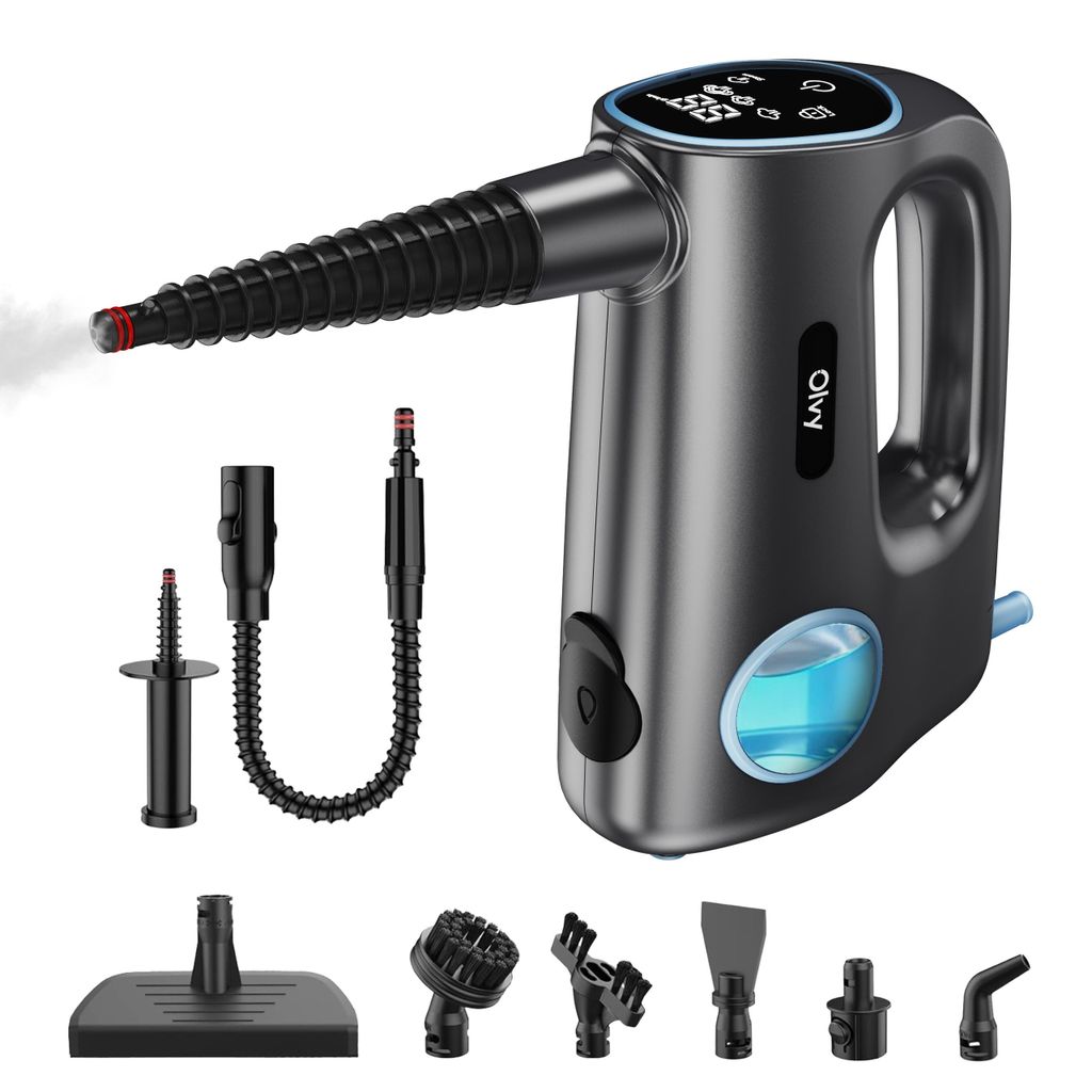 Olvy 12-in-1 Hand-Dampfreiniger mit Touchscreen – Für Bad, Produktbild 