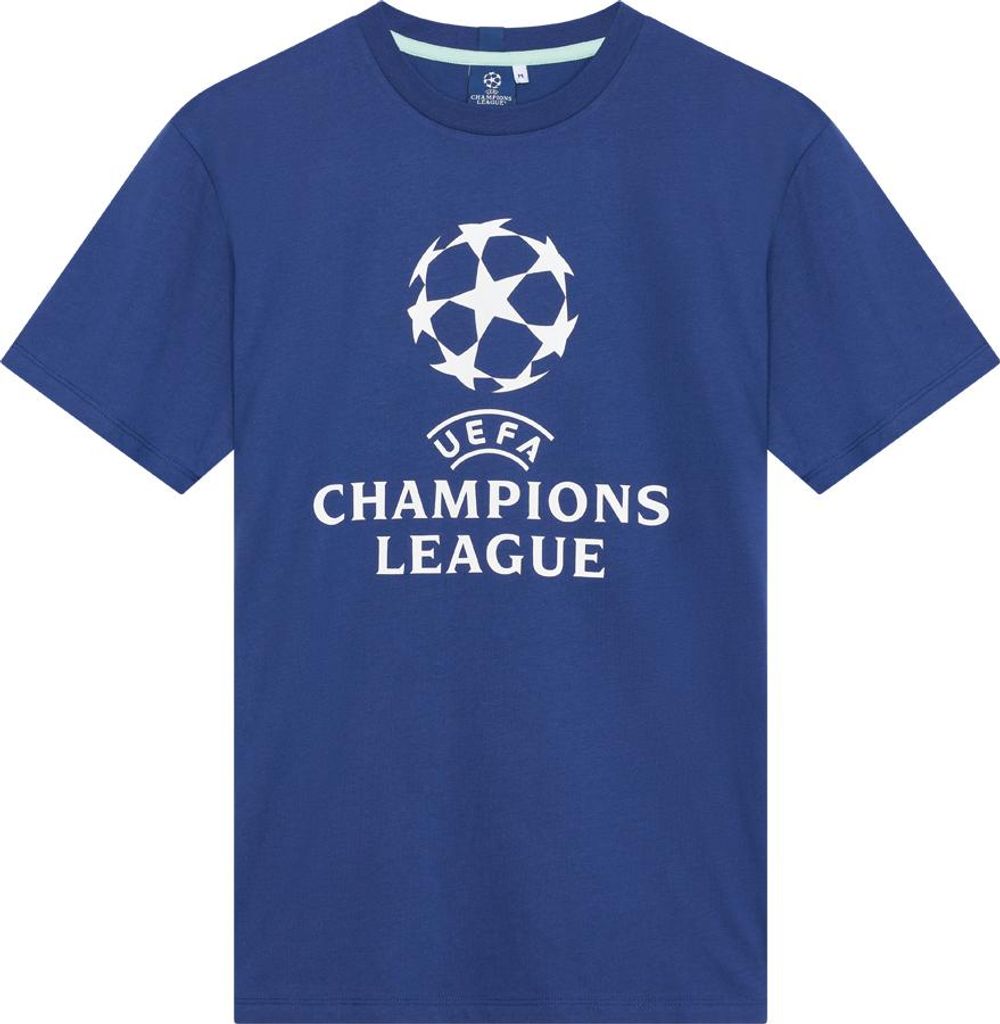 Tričko Champions League pro muže - Modrá - Velikost XL - Obrázek produktu 