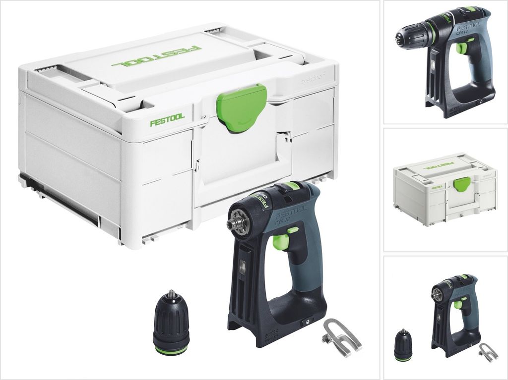 Festool CXS 18-Basic akumulatorowa wiertarko-wkrętarka 18 V Zdjęcie produktu 