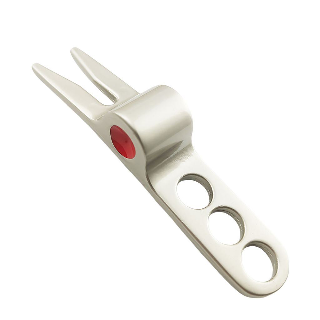Golfballgabel, spitzer Kopf, dicker rostfreier, glatter Oberfläche, verformungssicher, zum Graben von Golf-Pitchlöchern, Ballmarker, Golf-Divotma...