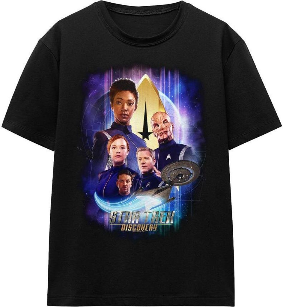 Star Trek: Discovery - "Discovery's Finest" T-Shirt für Herren/Damen Uni TV16121 (S) (Schwarz)