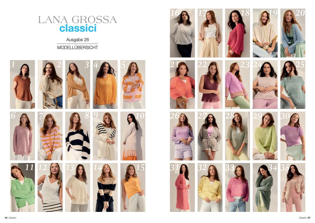 LANA GROSSA classici No. 26 Strickmagazin - 35 Produktbild 12
