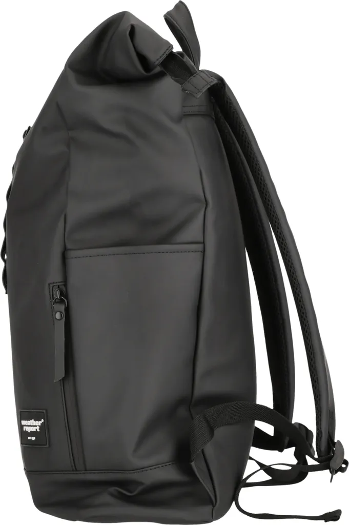 Sac à dos Urbain MÉTÉO Noir Bronze en Polyuréthane Résistant et Chic