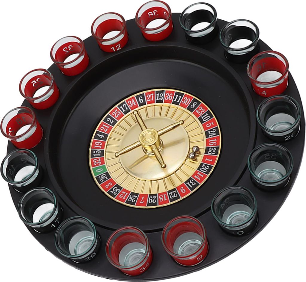 Trinken Roulette Rad Schnapsglas Spiel Set Neuheit Geschenk Party KTV Bar Requisiten für Erwachsene
