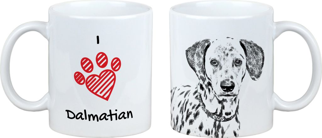 Dalmatiner, Dalmatinac - Tasse mit Hund, entzückende Tasse mit Grafik, Geschenk mit Ihrem Foto von der Marke Art-Dog