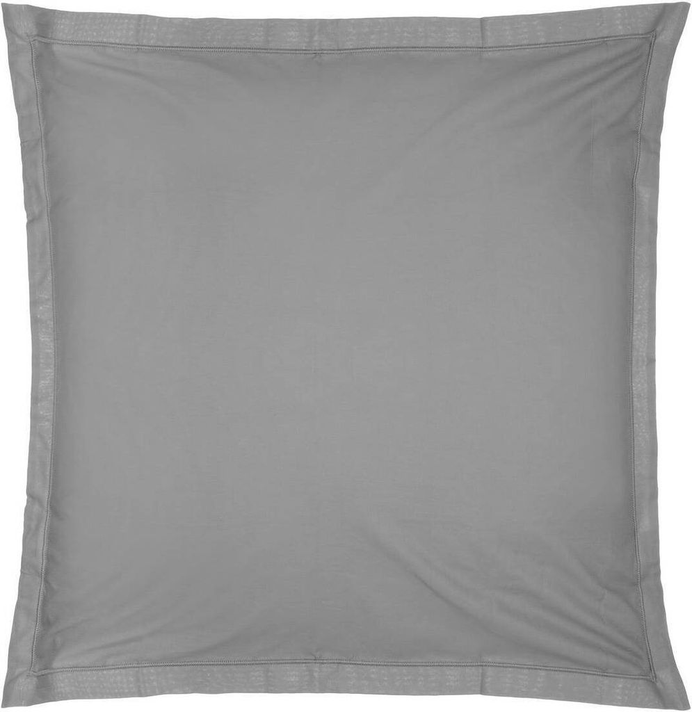 Kopfkissenbezug baumwolle grau 63x63cm - Atmosphera créateur d'intérieur