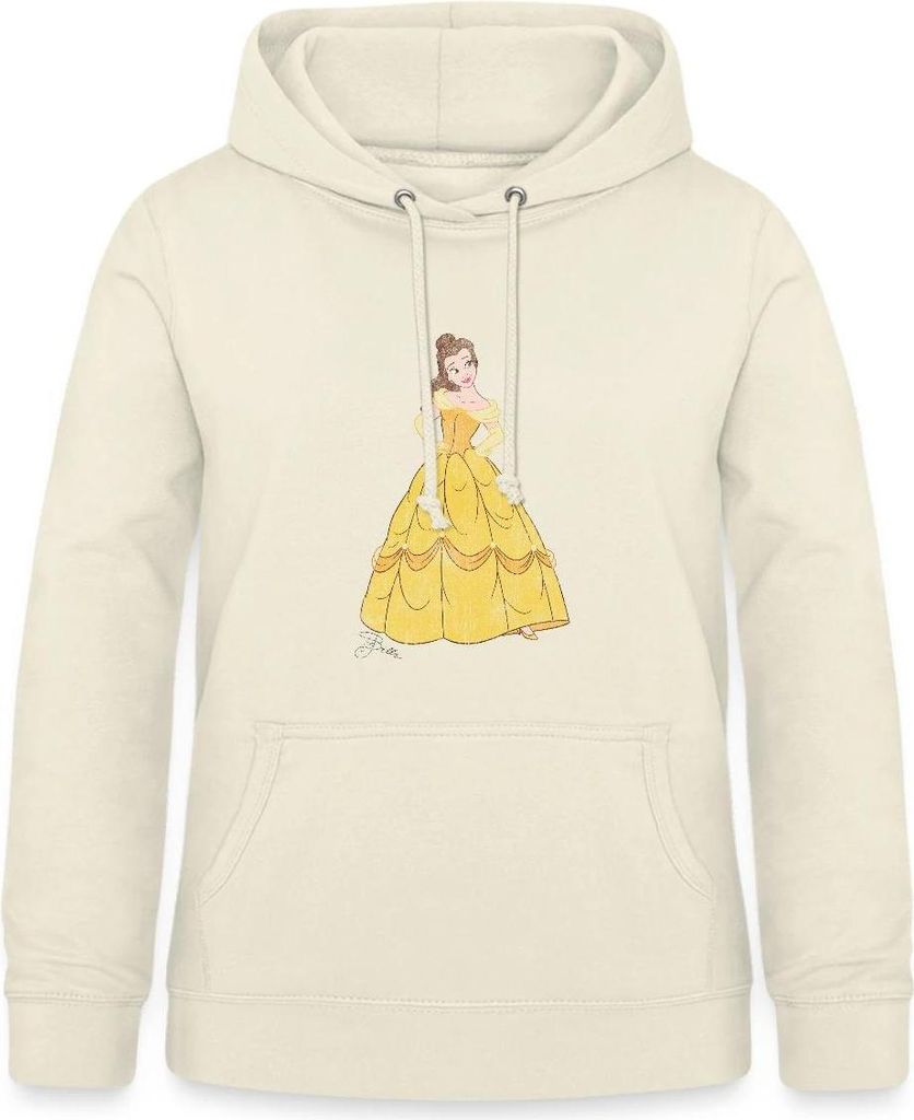 Belle Motiv Im Vintage Look Damen Hoodie, S, Vanille-Milchshake
