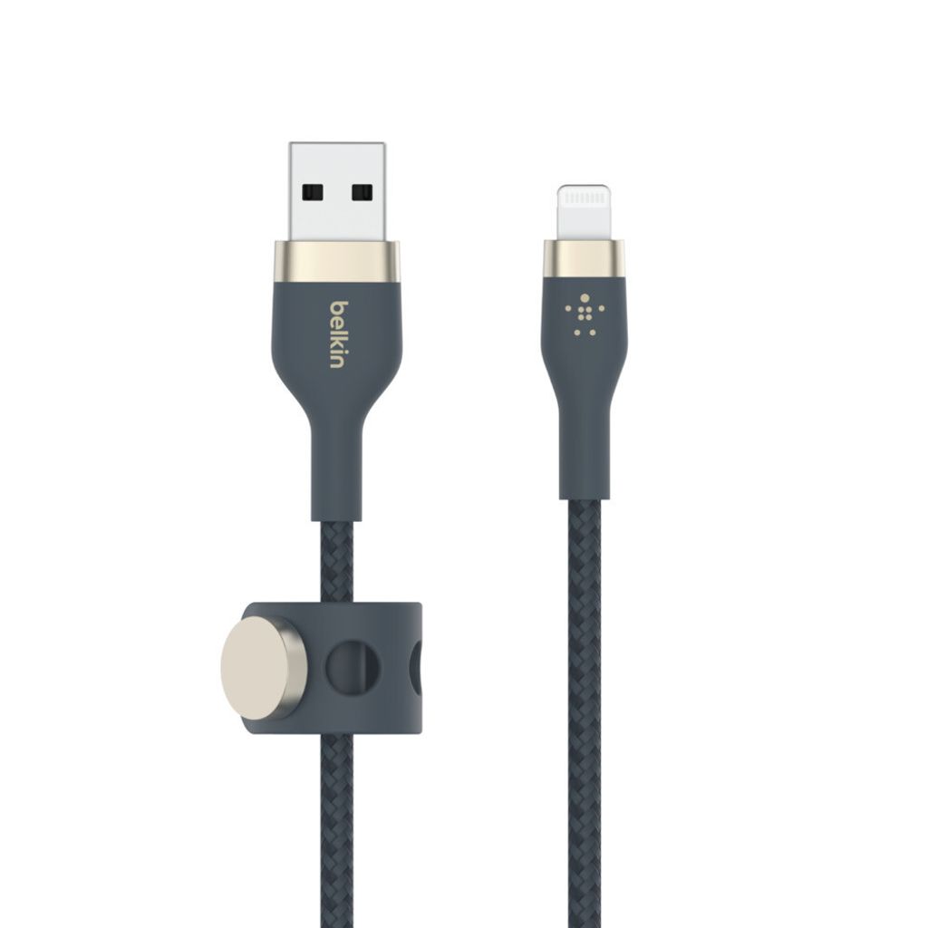 USB-A-Kabel mit Lightning Connector, 1 m, blau