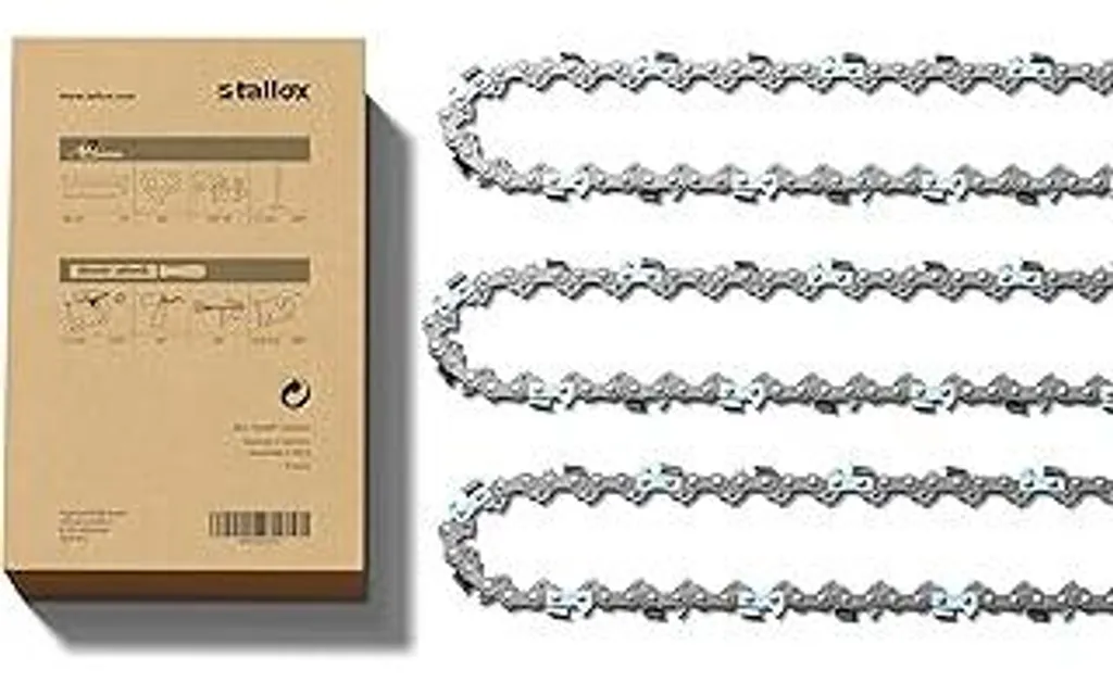 3 Catene Motosega Tallox per Stihl MS170 MS180 - Passo 3/8 1.1mm