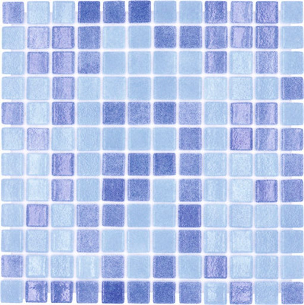 Glasmosaik VP1158PUR für Poolbau blau 31,6x31,6 cm