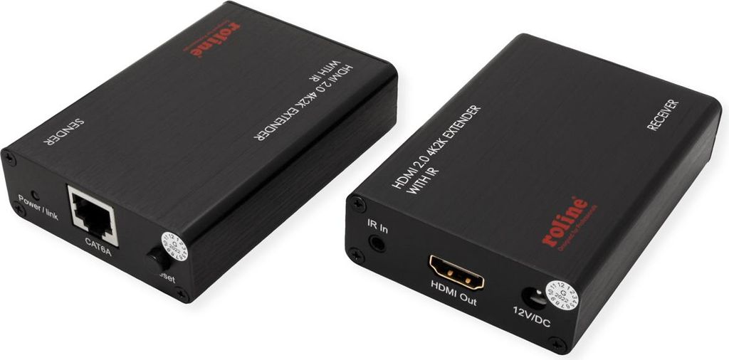 ROLINE HDMI A/V Extender über Kat.6A Kabel, 4K@60Hz, 30 m