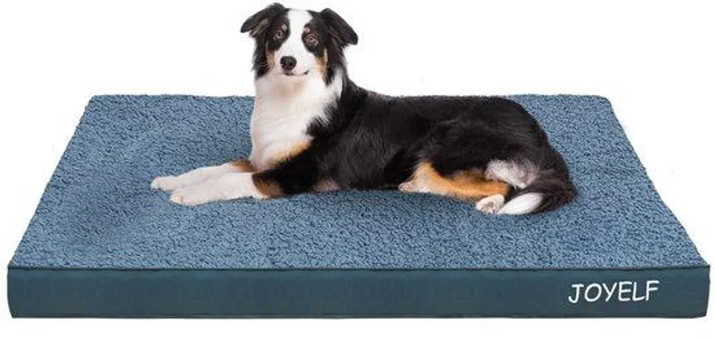 Tapis Chien Déhoussable en Mousse XL Imperméable et Lavable Gris Anthracite