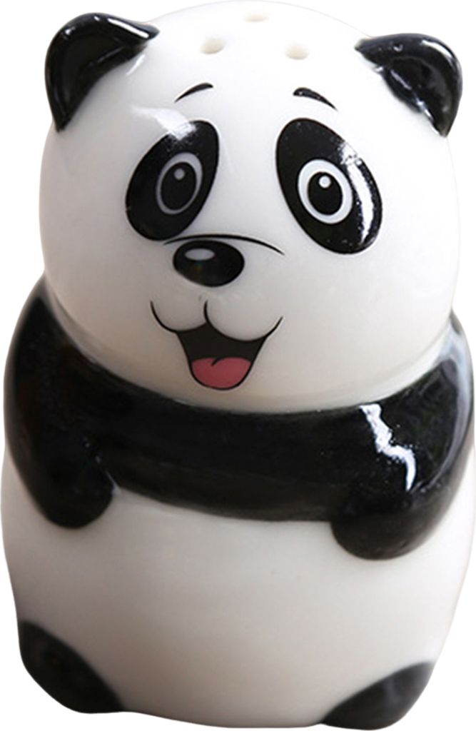 Keramik Roter Panda Gewürzglas Salz Pfeffer Vorratsbehälter Küche Salzstreuer Pfeffer Vorratsflasche Salzbehälter