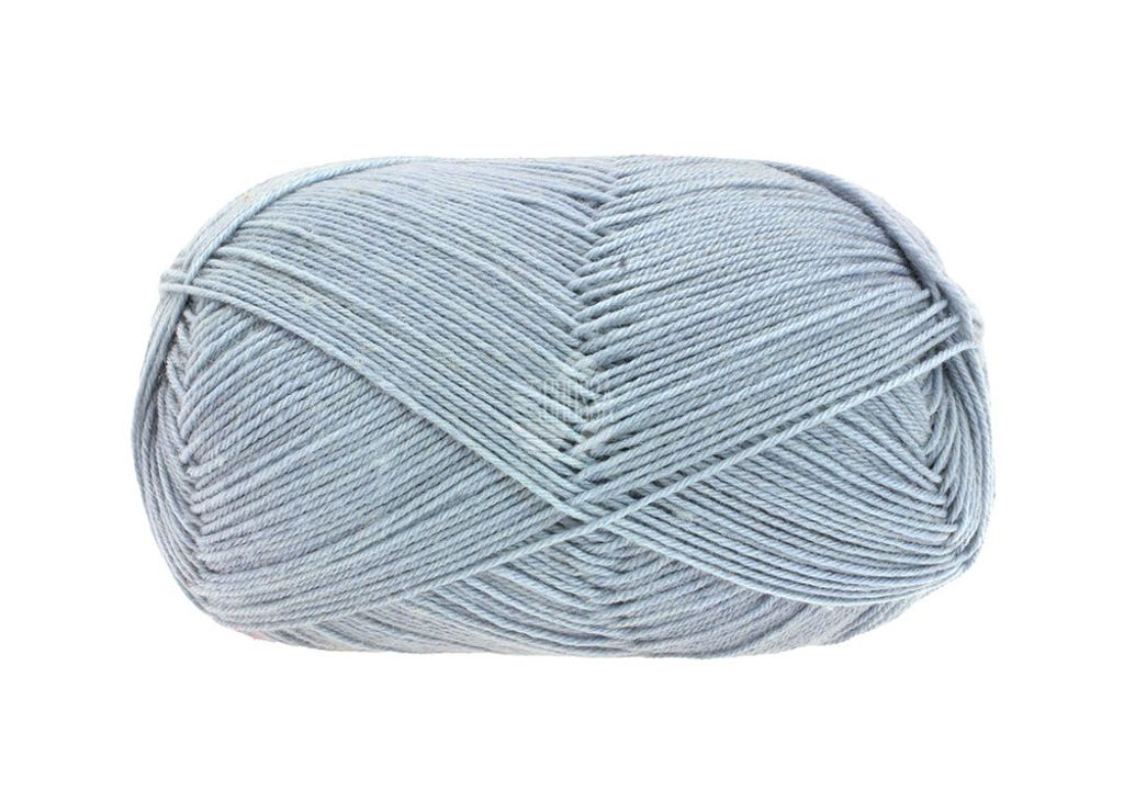 A single ball of yarn on a white background.