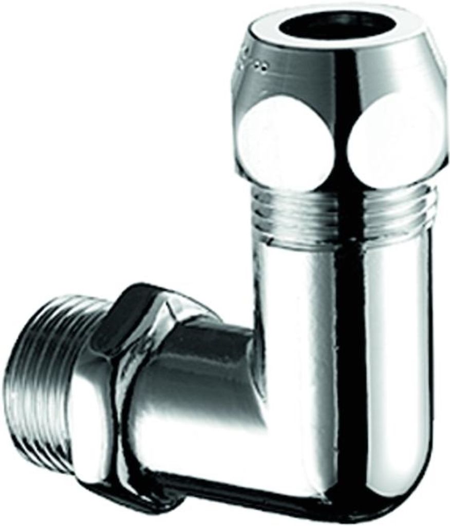 Schell Winkel-Verschraubung mit Außengewinde, chrom 3/8" AG x 3/8" x 10 mm