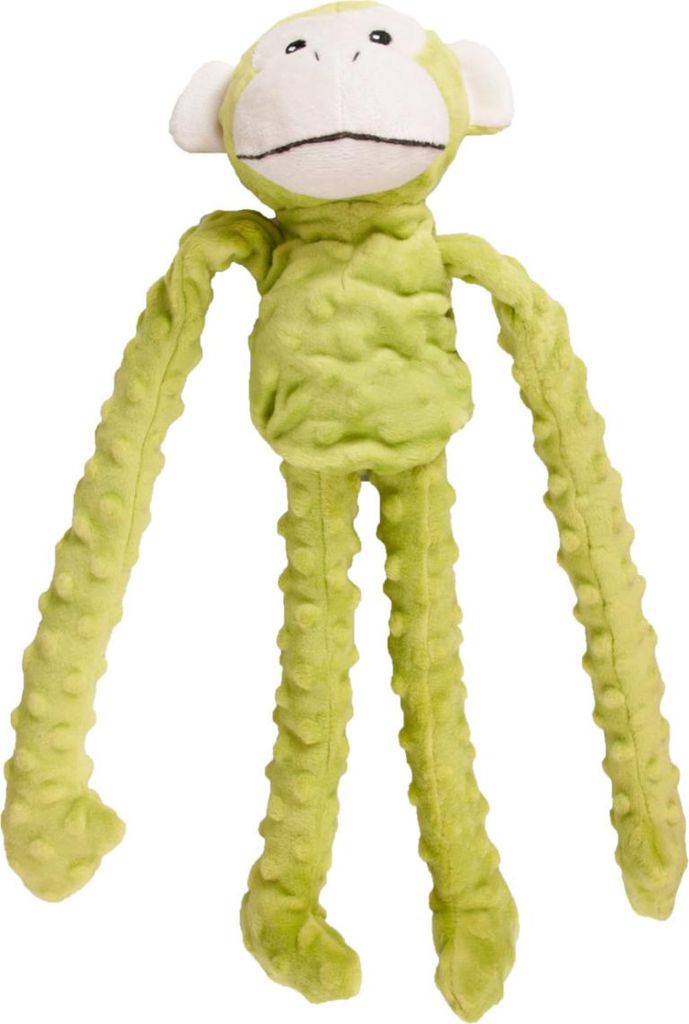 Flamingo Hundespielzeug Plüschtier Affe gelb