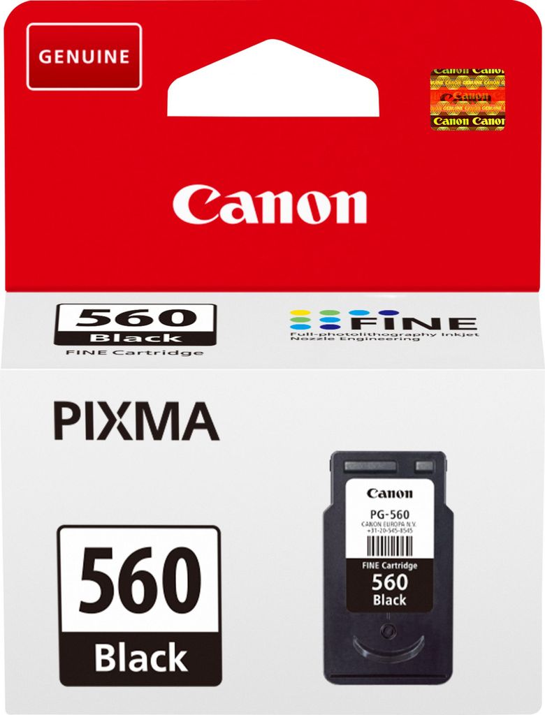 Wkład atramentowy Canon PG-560 czarny (ok. 180 stron) Zdjęcie produktu 