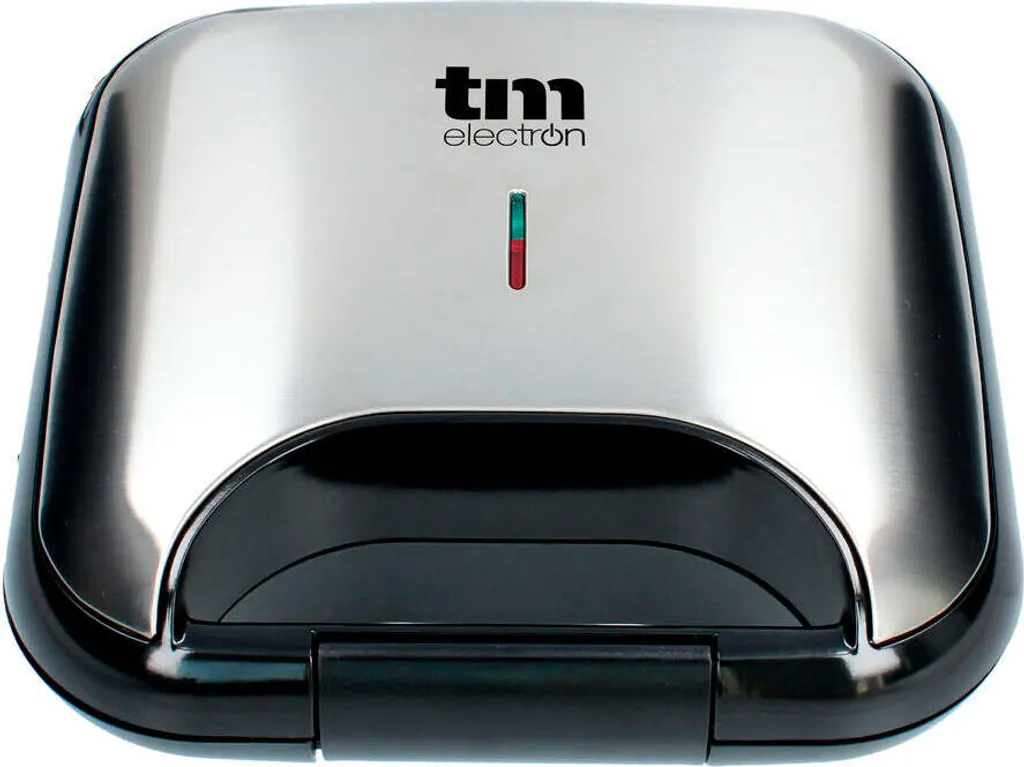Machine à sandwich TM Electron Steel 750 W Double en Acier Inoxydable